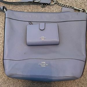 Coach bag with wallet